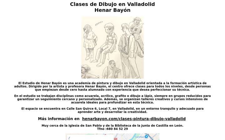 Képernyőkép: clasesdedibujovalladolid.com.es