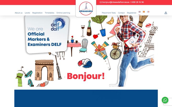 Képernyőkép: clasesdefrances.es