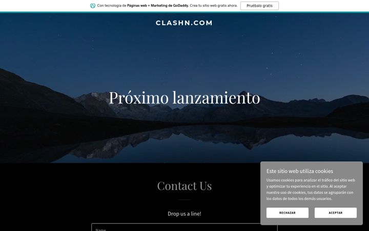 Screenshot of clashn.com