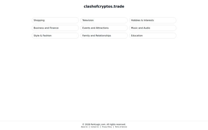 Screenshot of clashofcryptos.trade