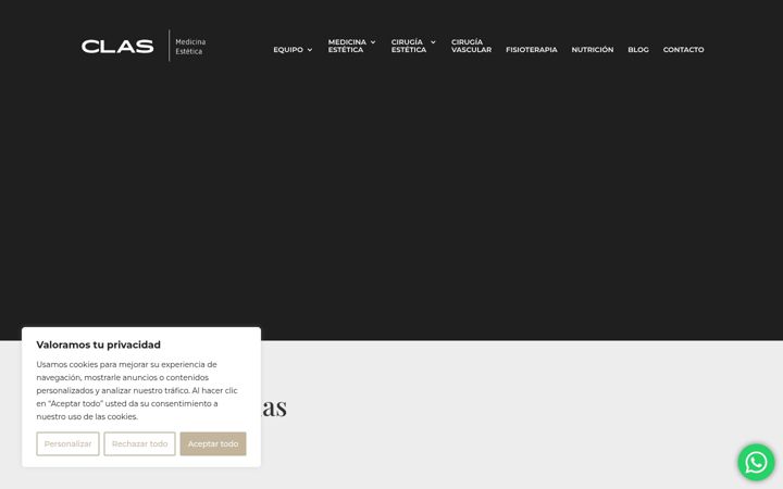 Screenshot of clasmedicinaestetica.com
