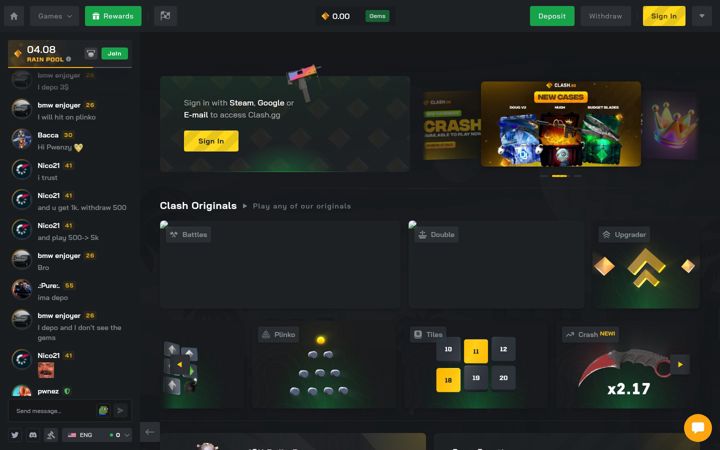 Screenshot of clasngg.com