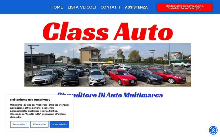 Screenshot of class-auto.it