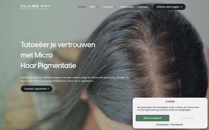 Screenshot of class-ink.nl