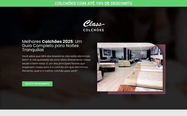 Screenshot van classcolchoes.com.br