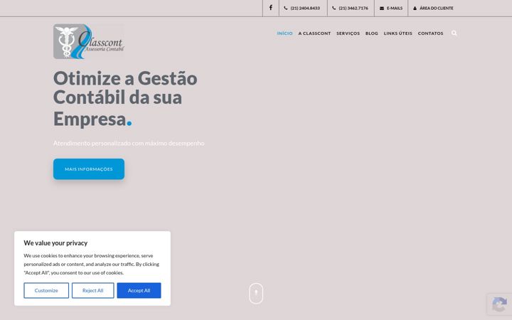 Screenshot van classcont.com.br