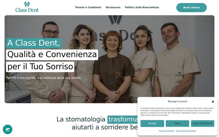 Screenshot of classdentist.com