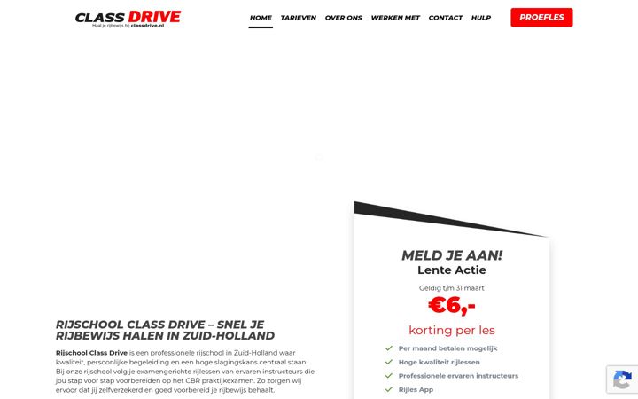 Screenshot of classdrive.nl