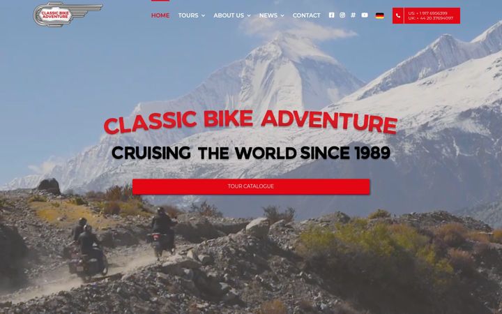 Screenshot of classic-bike-india.com