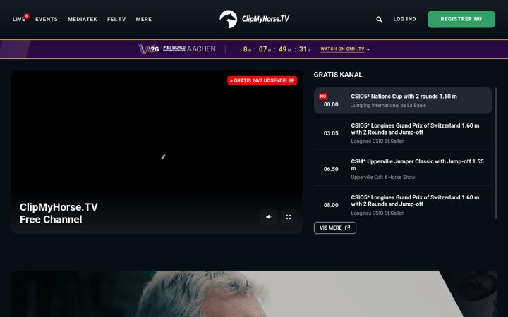 Screenshot of classic-meets-horses.com