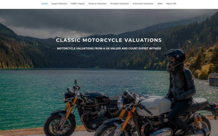 Screenshot of classic-motorcycle-valuations.com