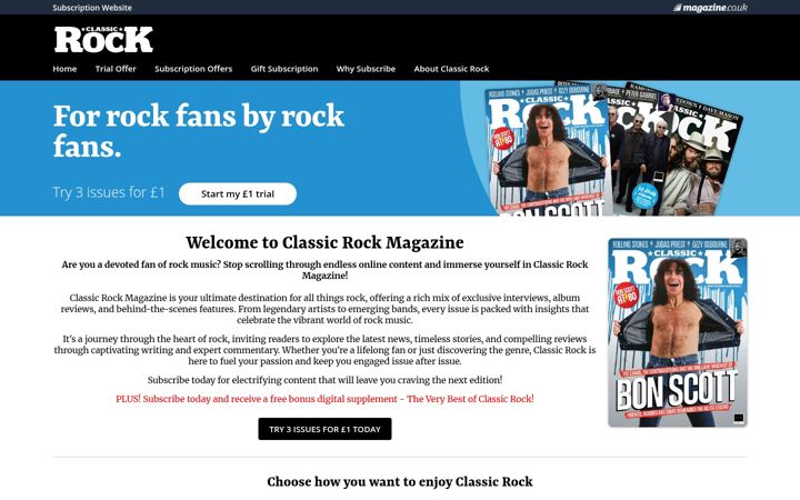 Screenshot of classic-rock-magazine.co.uk