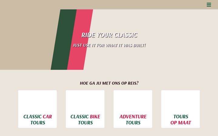 Screenshot of classic-tours.nl