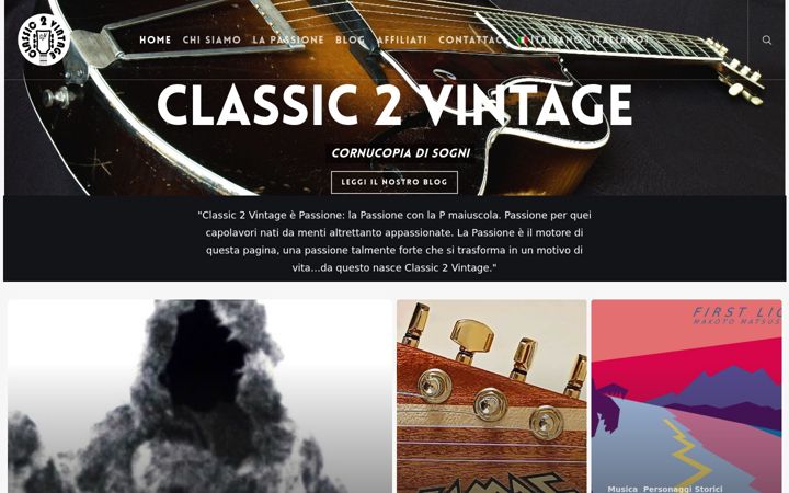Screenshot of classic2vintage.com