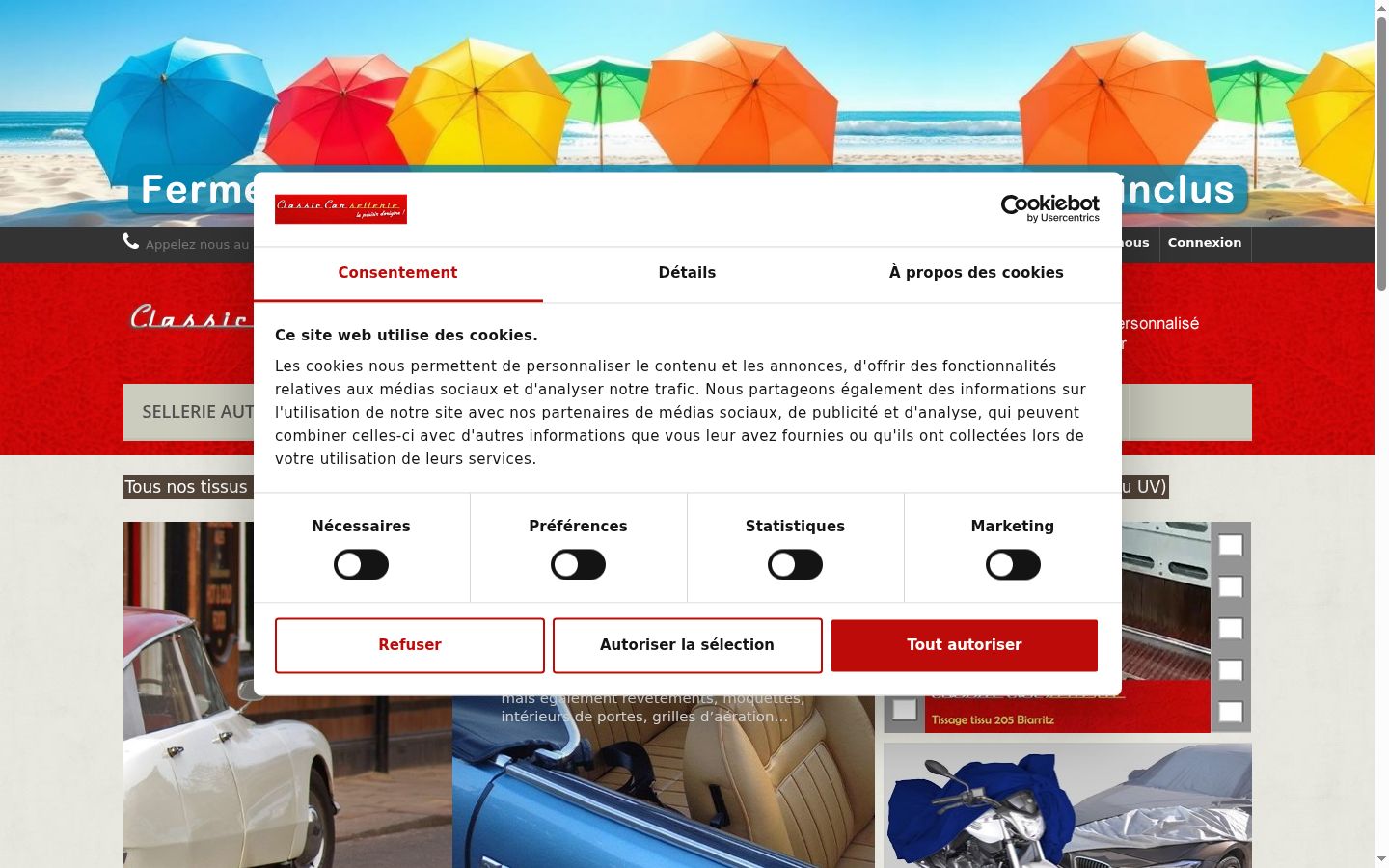 Screenshot tal-banner tal-kunsens muri qabel kwalunkwe interazzjoni