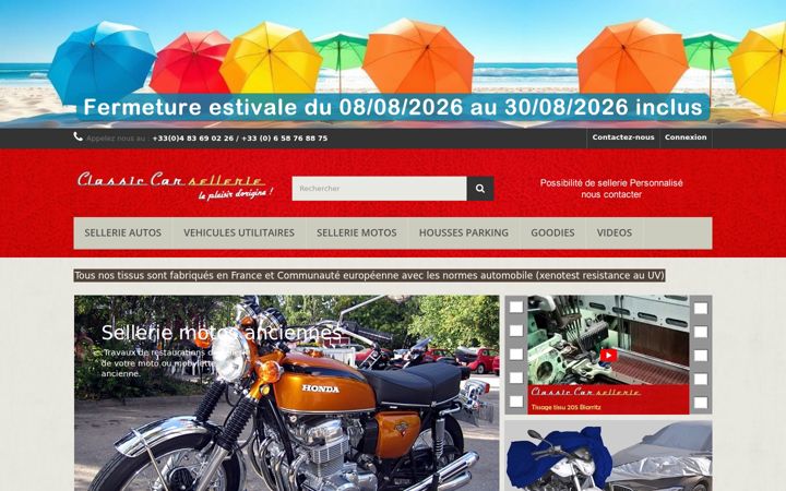 Screenshot of classiccarsellerie.com