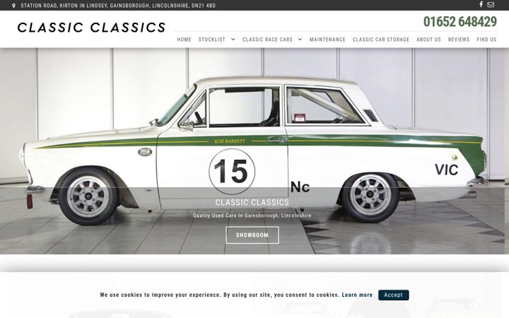 Screenshot of classicclassics.co.uk