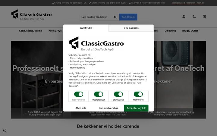 Screenshot of classicgastro.dk