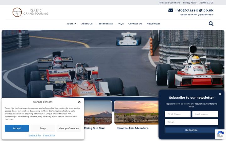 Screenshot of classicgt.co.uk