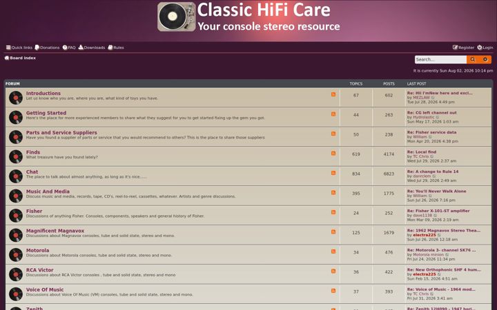 Screenshot of classichificare.com