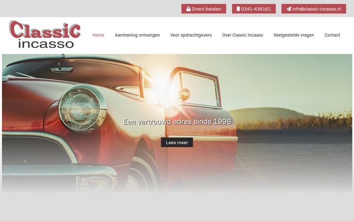 Screenshot of classicincasso.nl
