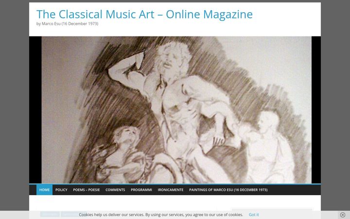 Screenshot van classicmusicart.altervista.org