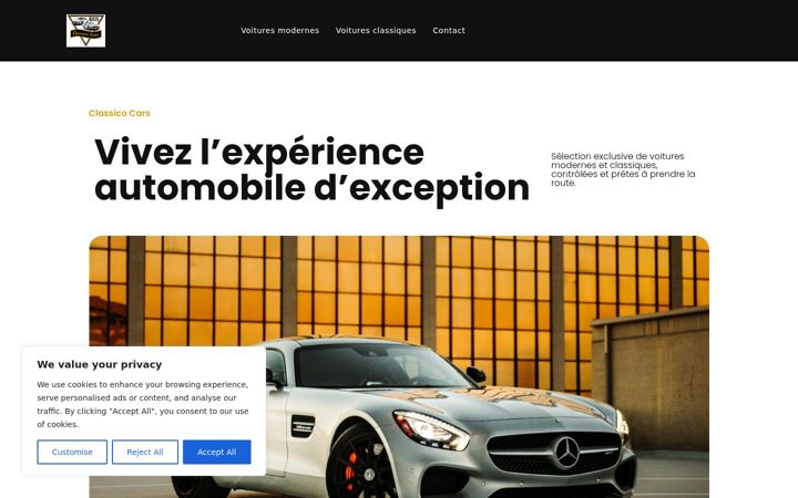 Screenshot of classico-cars.fr
