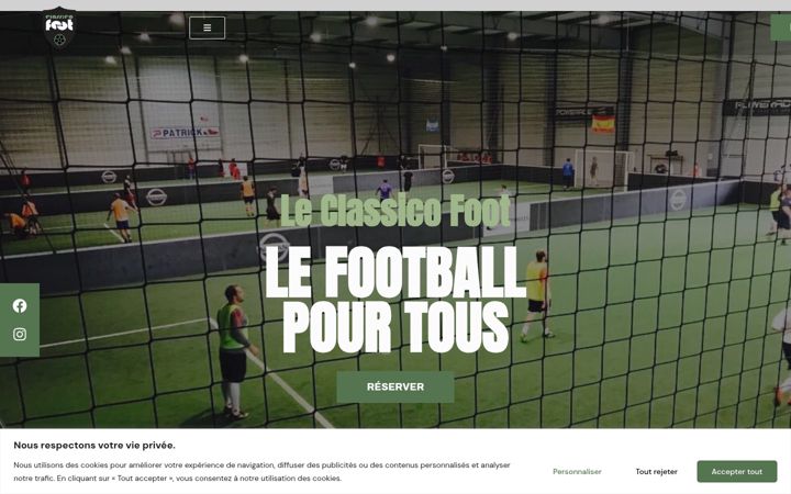 Zrzut ekranu classicofoot.fr