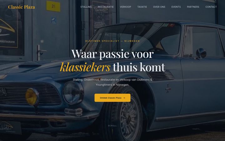 Screenshot of classicplaza.nl