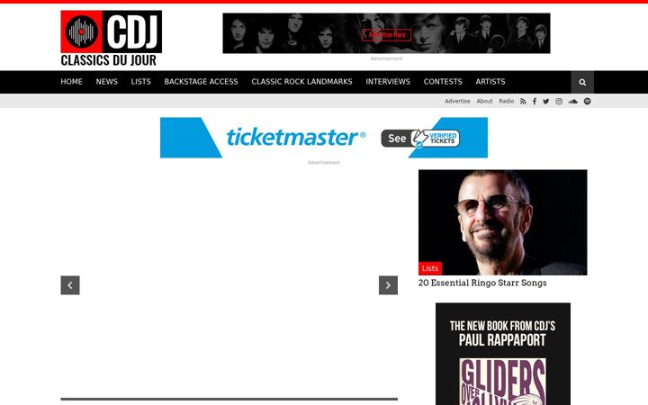Screenshot of classicsdujour.com