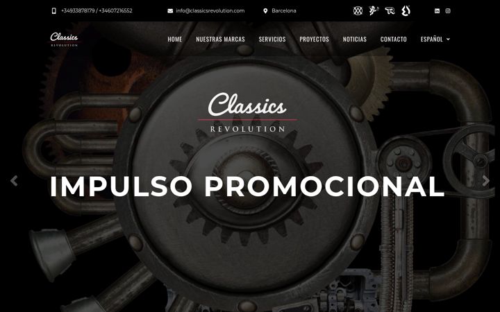 Screenshot of classicsrevolution.com