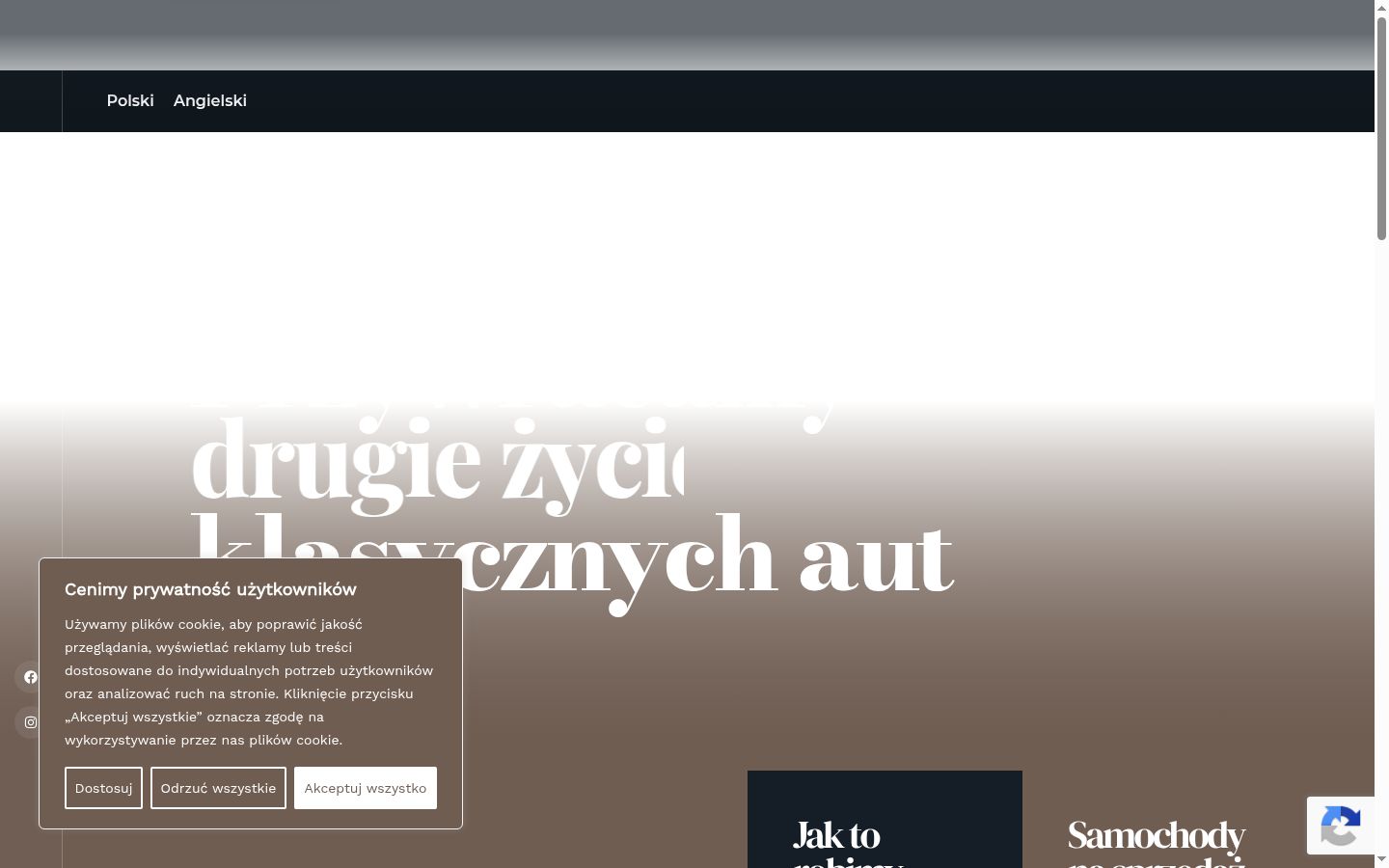 Posnetek zaslona pasice za privolitev, prikazane pred kakršno koli interakcijo
