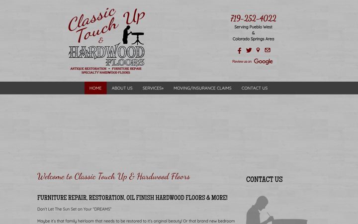 Screenshot of classictouchup.com