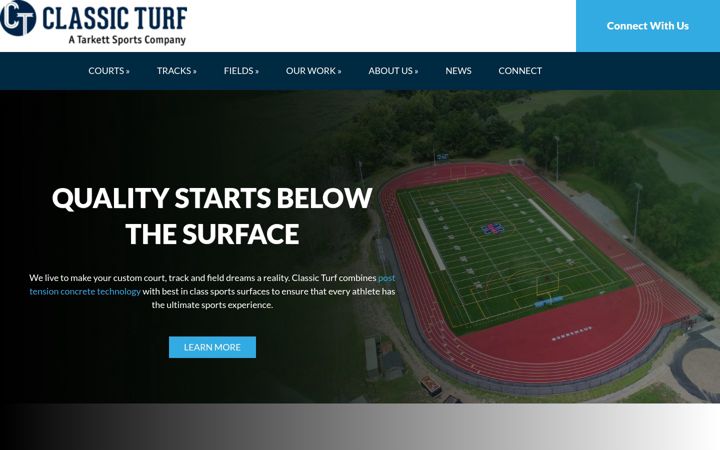 Screenshot van classicturf.org
