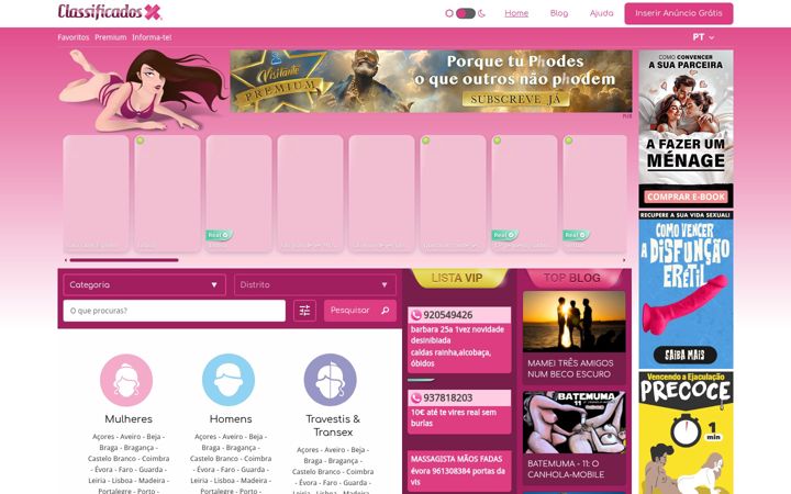 Screenshot του classificadosx.net