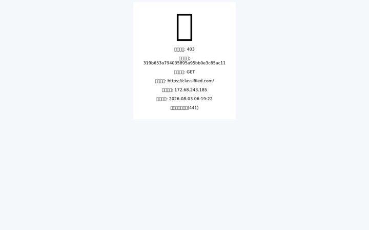 Screenshot of classifiled.com