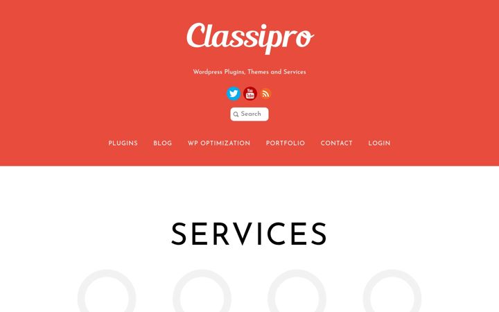 Screenshot of classipro.com