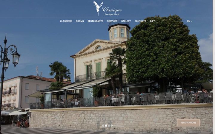 Screenshot of classiqueboutiquehotel.it