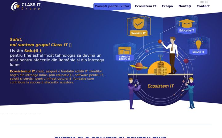 Screenshot of classit.ro