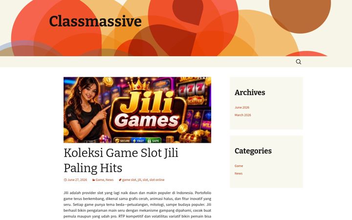 Screenshot of classmassive.com