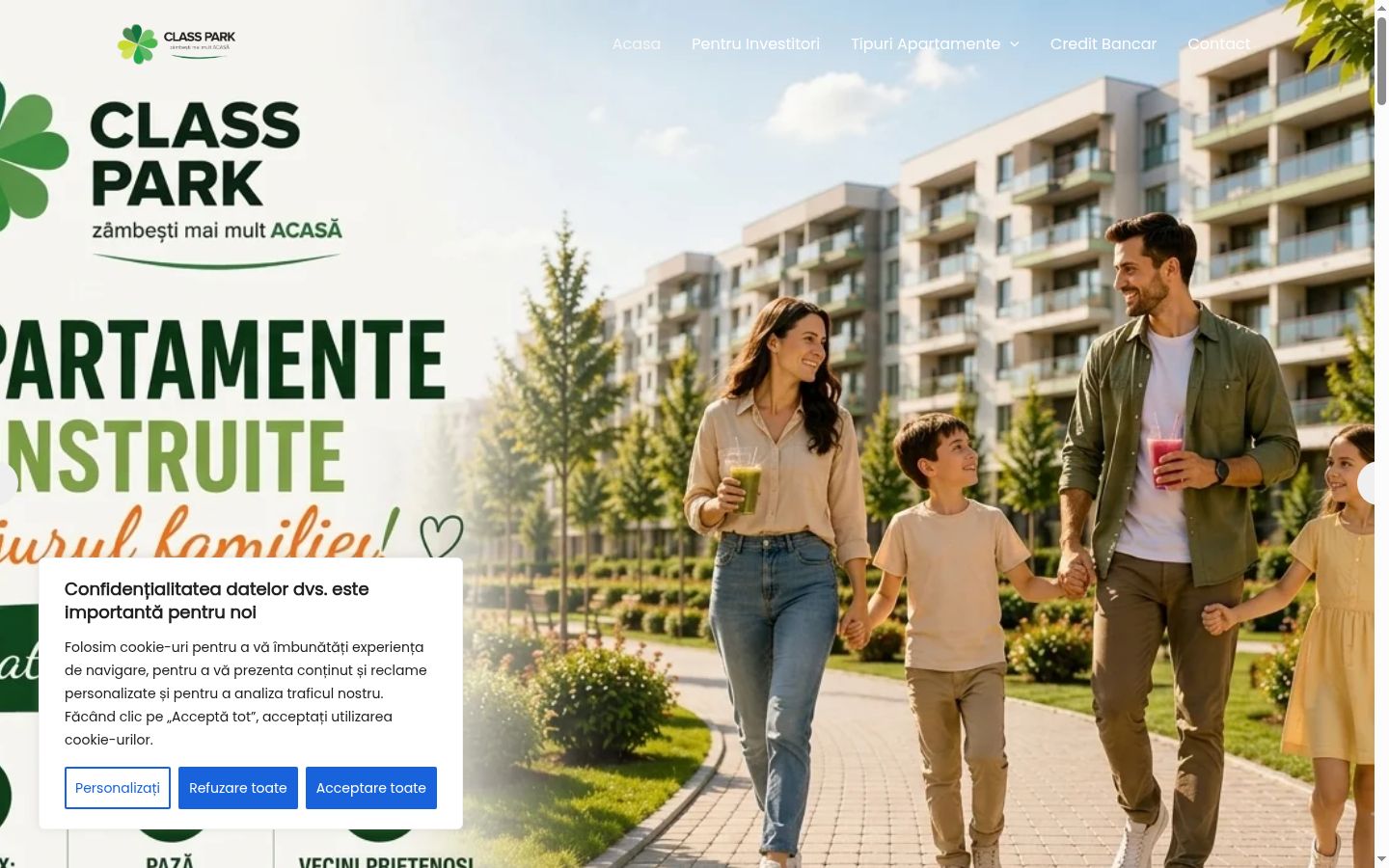 Ekrānuzņēmums ar piekrišanas baneri, kas tika rādīts pirms jebkādas mijiedarbības