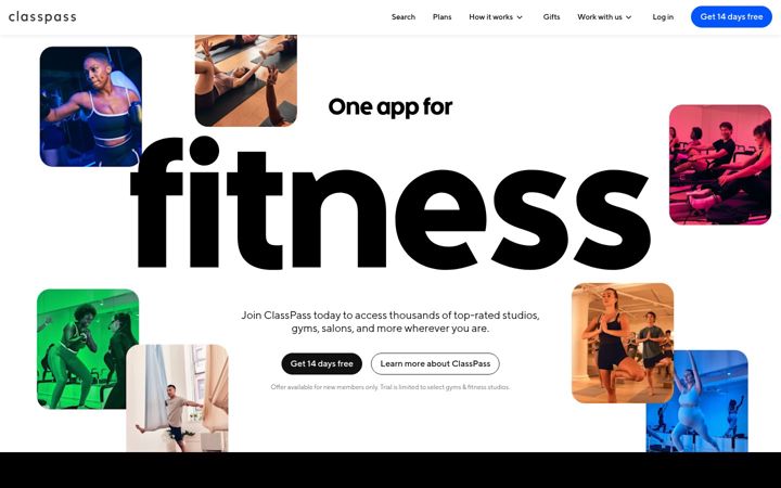 Screenshot of classpass.pt