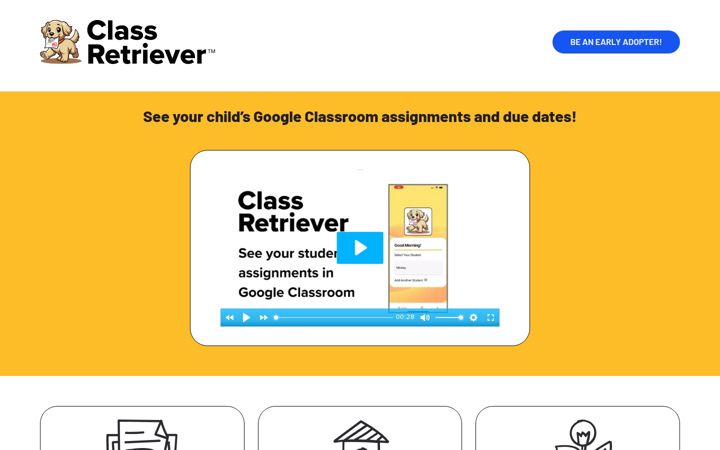 Screenshot of classretriever.com