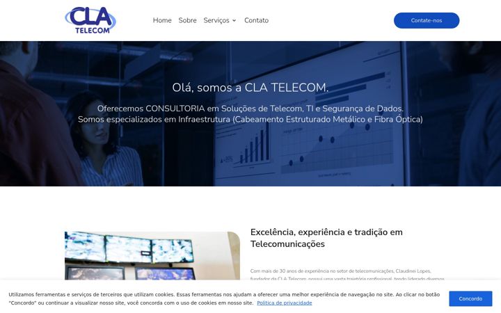 Screenshot van clatelecom.com.br