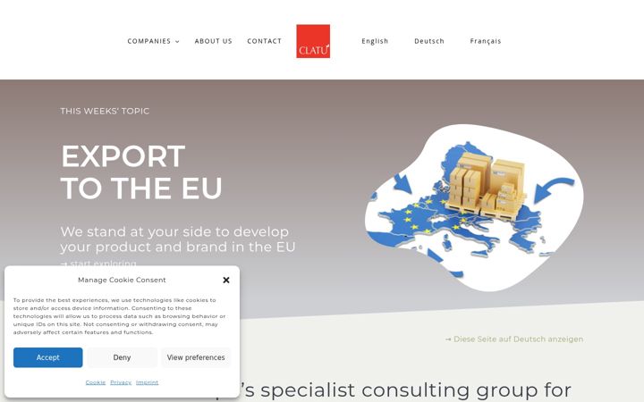 Screenshot of clatu.com