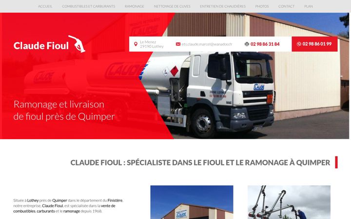 Screenshot of claude-fioul-ramonage.fr