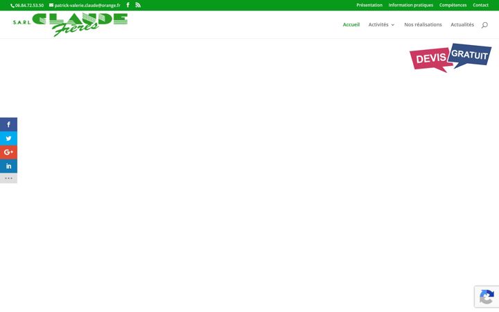 Screenshot of claude-freres.fr