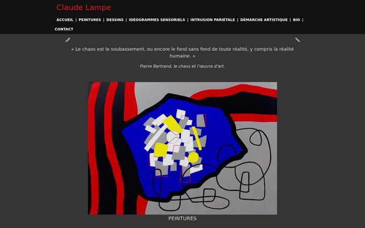 Screenshot of claude-lampe.com