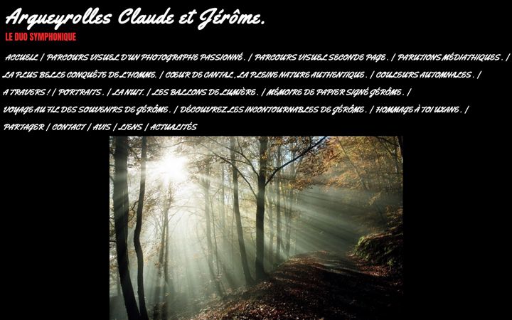 Screenshot of claudeargueyrolles.com
