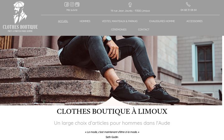Screenshot of claudeboutique.fr